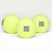 Uw merkgebonden aangepaste QR-code tennisballen vo (Multi)