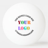 Uw merkgebonden promotionele pingpongbal sjabloon (Achterkant)