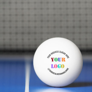 Uw merkgebonden promotionele pingpongbal sjabloon