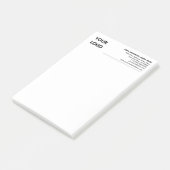 Uw merkpost-it®-notitieblokken voorbeeld post-it® notes (Schuin)