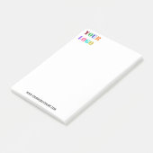 Uw merkpromotie Post-it® notities voorbeeld Notes (Schuin)