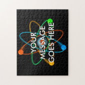 Uw Message Atomic Structure Science Legpuzzel (Verticaal)