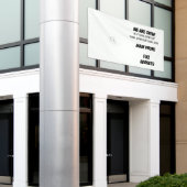 Uw minimale Logo-banner Spandoek (Buitenkant Gebouw)