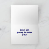 Uw missen maar (t)! kaart (Binnen)