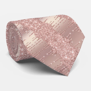 Uw moderne Stropdas Roos Blush Glitter Drivers