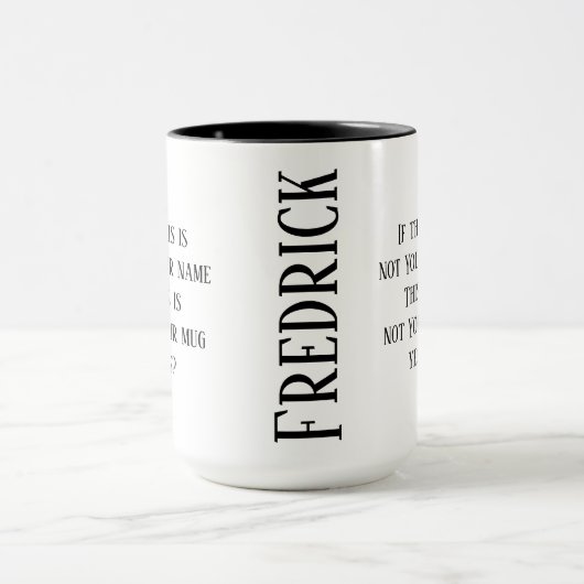 Uw Mok met Jouw naam (Midden)