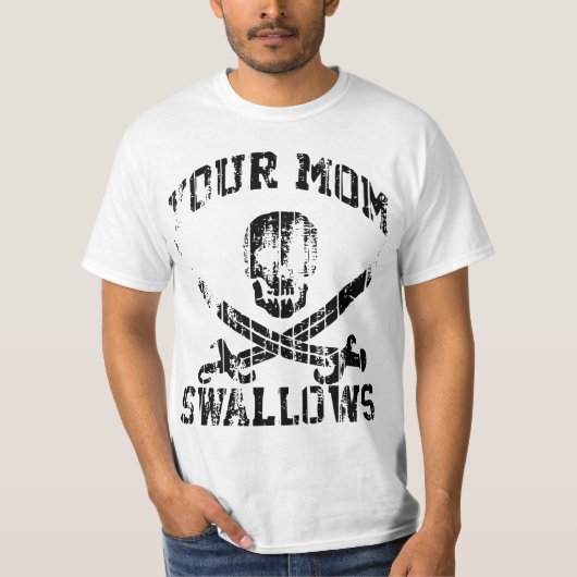 UW MOM-SWALLOSSEN T-SHIRT (Voorkant)