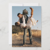 Uw moment, uw ontwerp - gepersonaliseerde bruiloft kaart (Achterkant)