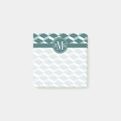 Uw monogram | Golden Geometric Pattern Post-it® Notes (Voorkant)