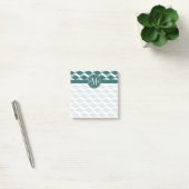 Uw monogram | Golden Geometric Pattern Post-it® Notes (Kantoor)