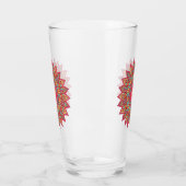 Uw monogram in Boho Lijst glas (Links)