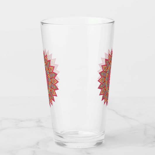 Uw monogram in Boho Lijst glas (Links)