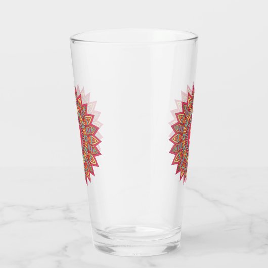 Uw monogram in Boho Lijst glas (Rechts)