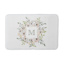 Uw monogram in de badmatten voor het blote Lijst