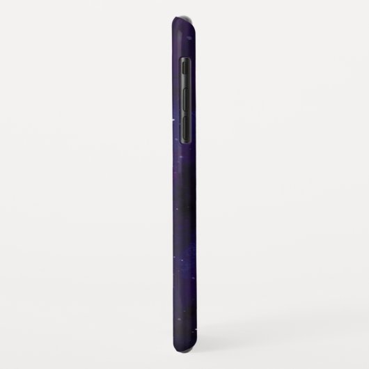 Uw monogram in de ruimte Case-Mate iPhone case (Achterkant/links)