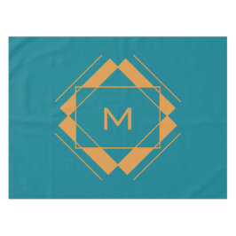 Uw monogram in de tabeldoek van het Geometrische P Tafelkleed