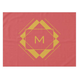 Uw monogram in de tabeldoek van het Geometrische P Tafelkleed