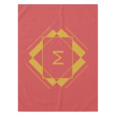 Uw monogram in de tabeldoek van het Geometrische P Tafelkleed (Voorkant)