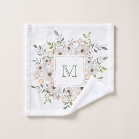 Uw monogram in de wasdoek van het blote Lijst Washandje (Wasdoekje)