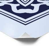 UW MONOGRAM in decoratief lijst aangepast poster (Hoek)