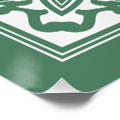 UW MONOGRAM in decoratief lijst aangepast poster (Hoek)