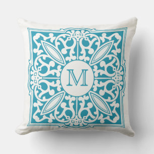 UW MONOGRAM in decoratieve lijst aangepaste kussen