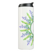 Uw monogram in een aangepaste lebine-Lijst Thermosbeker (Gedraaid links)