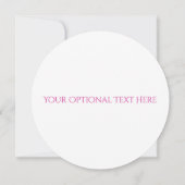 Uw Monogram in een Aangepaste uitnodigingen van he (Achterkant)