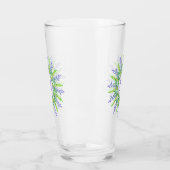 Uw monogram in Lijst glas met leder (Links)