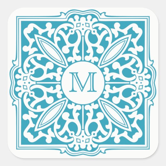 UW MONOGRAM in stickers voor decoratieve lijsten (Voorkant)