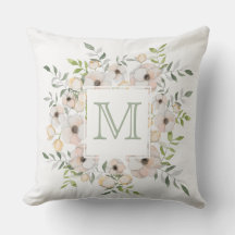 Uw Monogram in Vloerlijk Lijst werpt kussen