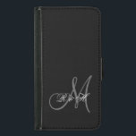 UW MONOGRAM-INITIALEN | EENVOUDIGE ZWARTE GRAY<br><div class="desc">EENVOUDIGE,  ZWARTE ACHTERGRONDKLEUR MET GRAY EN WITTE MONOGRAM INITIALEN MAAKT DIT EEN OUDERE,  STIJLLE MANIER OM UW HOESJE VOOR HEM OF VOOR HAAR OF PASSEN GETROUWD TE PERSONALISEREN. ELKE CLARKE© VOOR MONOGRAM GALLERY. NEEM CONTACT OP MET DE EIGENAAR VAN DE WINKEL VOOR ANDERE KLEUREN.</div>