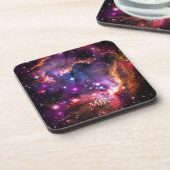 Uw monogram op Starry Space Afbeelding Drankjes Onderzetter (Linkerzijde)