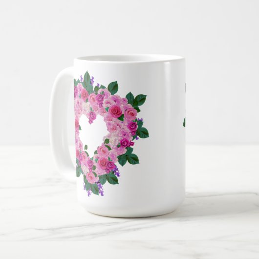 Uw mooie hart koffiemok (Voorkant links)