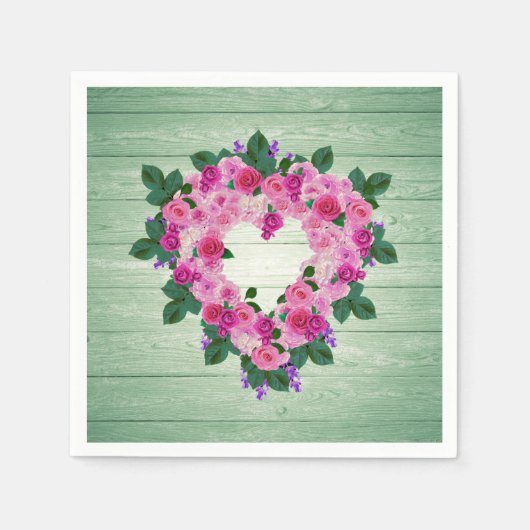 Uw mooie hart servet (Voorkant)