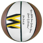 Uw motto citeert uw woorden van wijsheid basketbal (Verticaal)