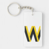 Uw motto citeert uw woorden van wijsheid sleutelhanger (Voorkant)