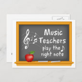 Uw Music Event aankondigen Uitnodiging Briefkaart (Voorkant / Achterkant)