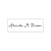 Uw naam handtekening script op maat zelfinktende stempel (Design)
