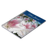 Uw Naam Journal notitieboek Roze witte Azalea's (Linkerzijde)