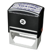 Uw Naam Logo Zakelijk Ovaal Stempel Voorbeeld (Product)