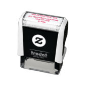Uw Naam Retouradres Eenvoudige Stempel Voorbeeld (Product)