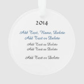 Uw naam - SRF Ornament (achterkant)