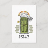 Uw naam van de verkoper in Zip Code Marketing Visitekaartje (Voorkant)