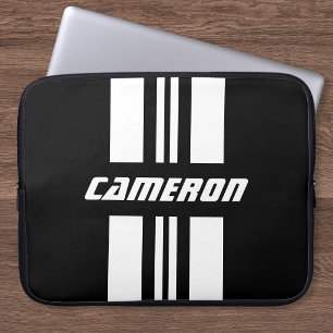Uw naam volledig op maat gemaakte kleuren racing s laptop sleeve