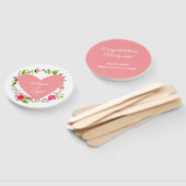 Uw namen in een aangepaste tekstventilatoren voor  handwaaier (Niet-gemonteerd)