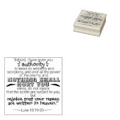 Uw namen zijn geschreven in Heaven Typography Rubberstempel (Gestempeld)