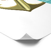 Uw Nautical - Beach House Sign Poster (Hoek)