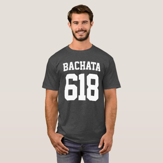 Uw netnummer Bachata T-shirt (Voorkant volledig)