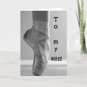 "UW NICHTJE" EEN BALLARINA-WENS HAAR GELUKKIGE VER KAART